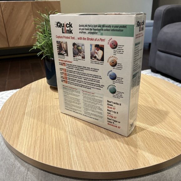 1999 WizCom QuickLink Pen Handheld Scanner Super Pen Brand New Sealed - Picture 6 of 11